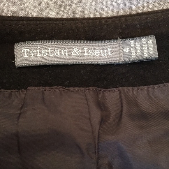 Tristan & Iseut Leather Skirt, Size 4 - Picture 4 of 5